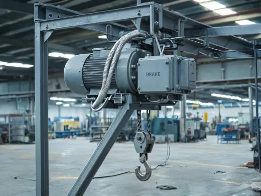 brake motor on hoist